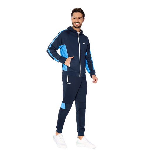 Conjunto UIN Hombre Azul Marino franja azul Deportivo