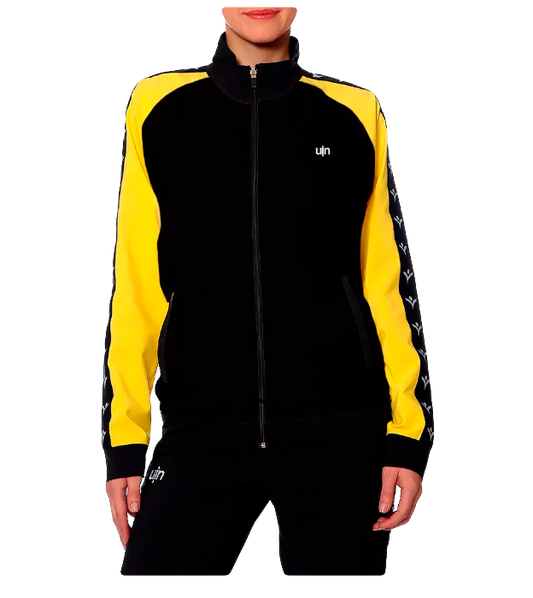 Conjunto Mujer UIN Amarillo Negro 100% Poliéster UINTR-B20-BD1