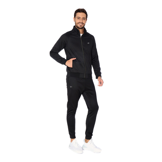 Conjunto UIN Hombre Negro Moda y Estilo Casual Deportivo