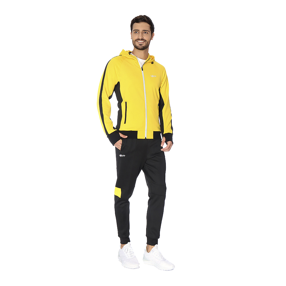 Conjunto UIN Hombre Amarillo con Elastano Deportivo Fit