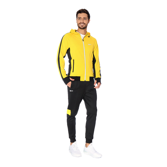Conjunto UIN Hombre Amarillo con Elastano Deportivo Fit