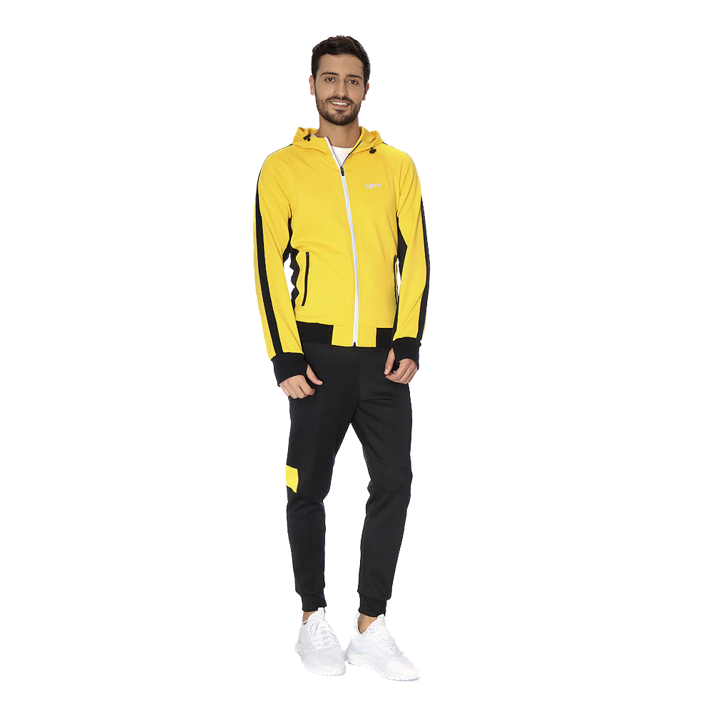 Conjunto UIN Hombre Amarillo con Elastano Deportivo Fit