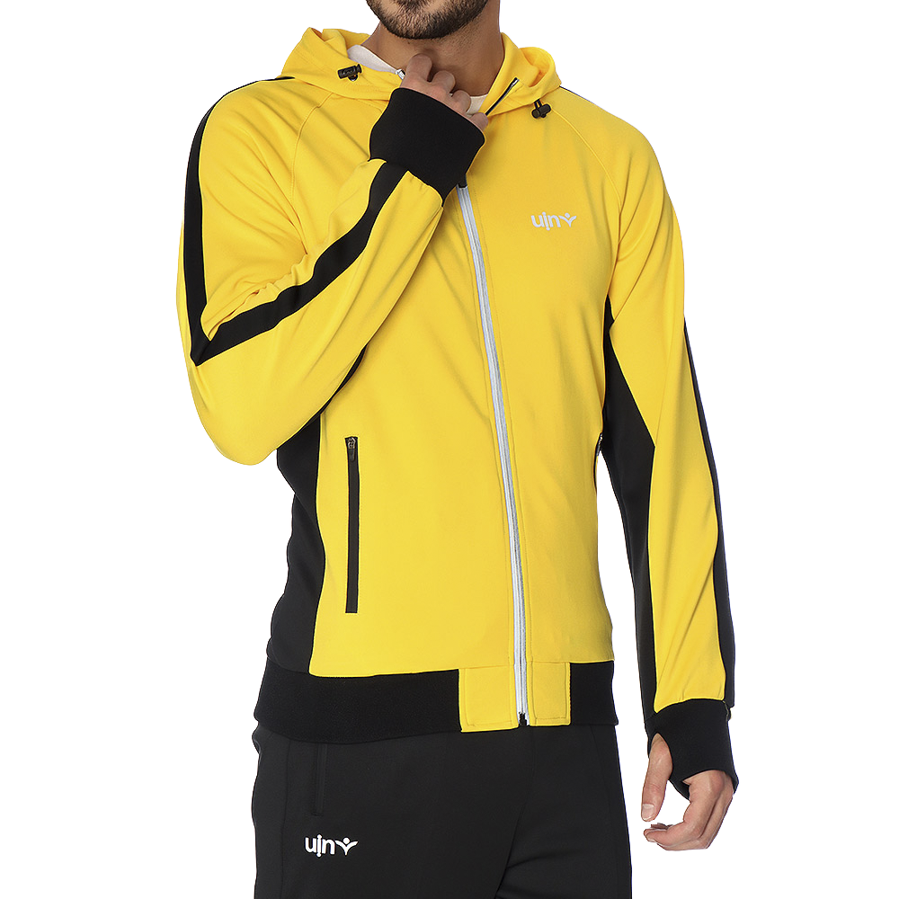 Conjunto UIN Hombre Amarillo con Elastano Deportivo Fit