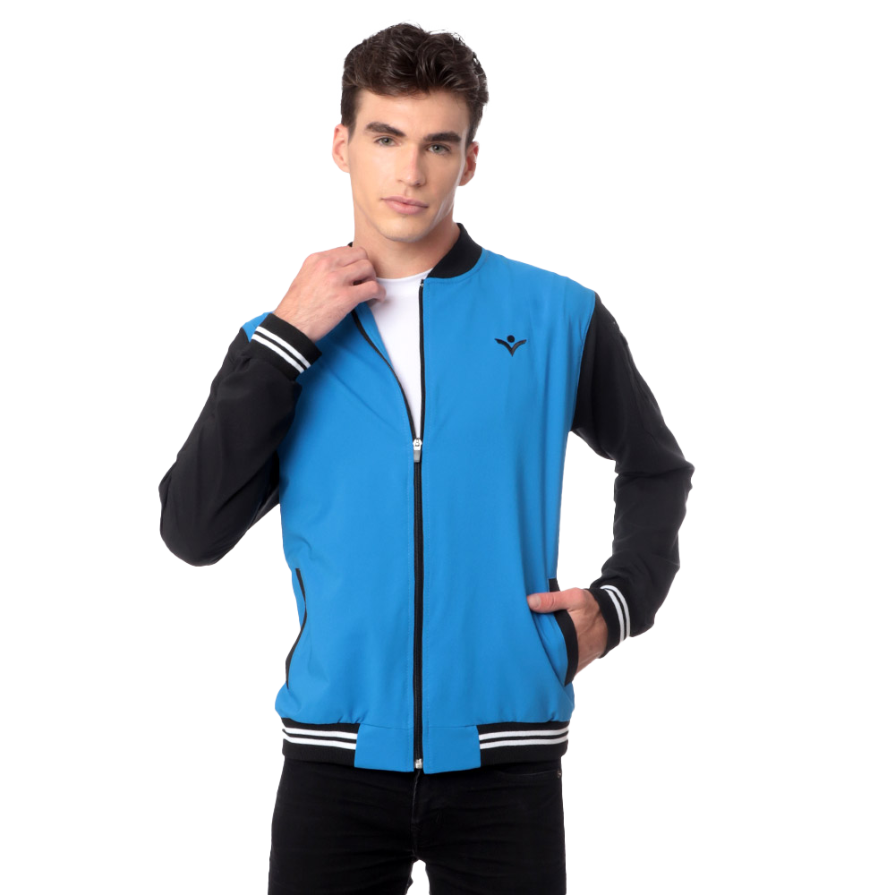 Yoko - Chaqueta reflectante estilo bomber para hombre (Azul Marino) Yoko  UTBC1248_navyblue