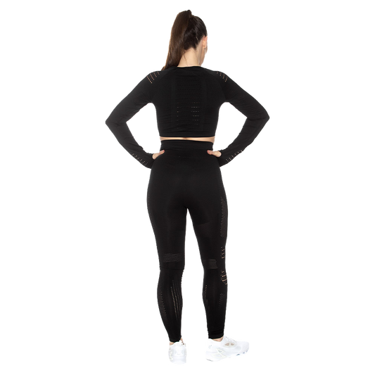 Set (Crop Top y Leggin) Seamless x UIN UINSET-11598-D