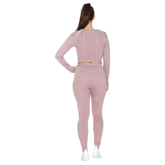 Set (Crop Top y Leggin) Seamless x UIN UINSET-11898-D