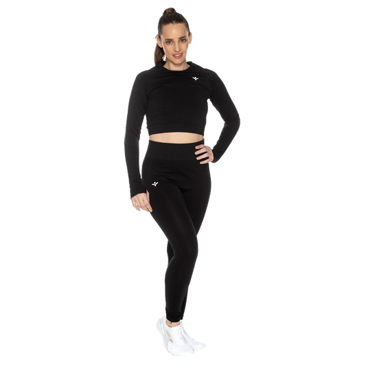 Set (Crop Top y Leggin) Seamless x UIN UINSET-21598-D