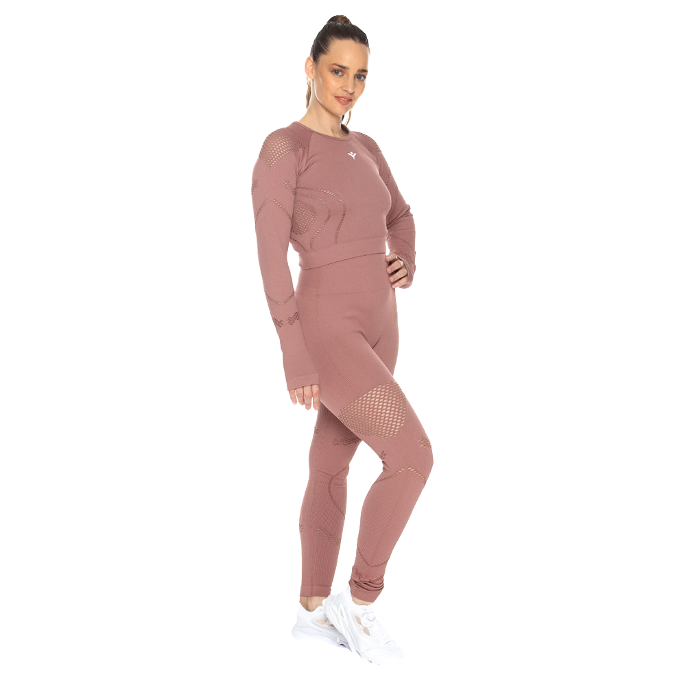 Set (Crop Top y Leggin) Seamless x UIN UINSET-21898-D