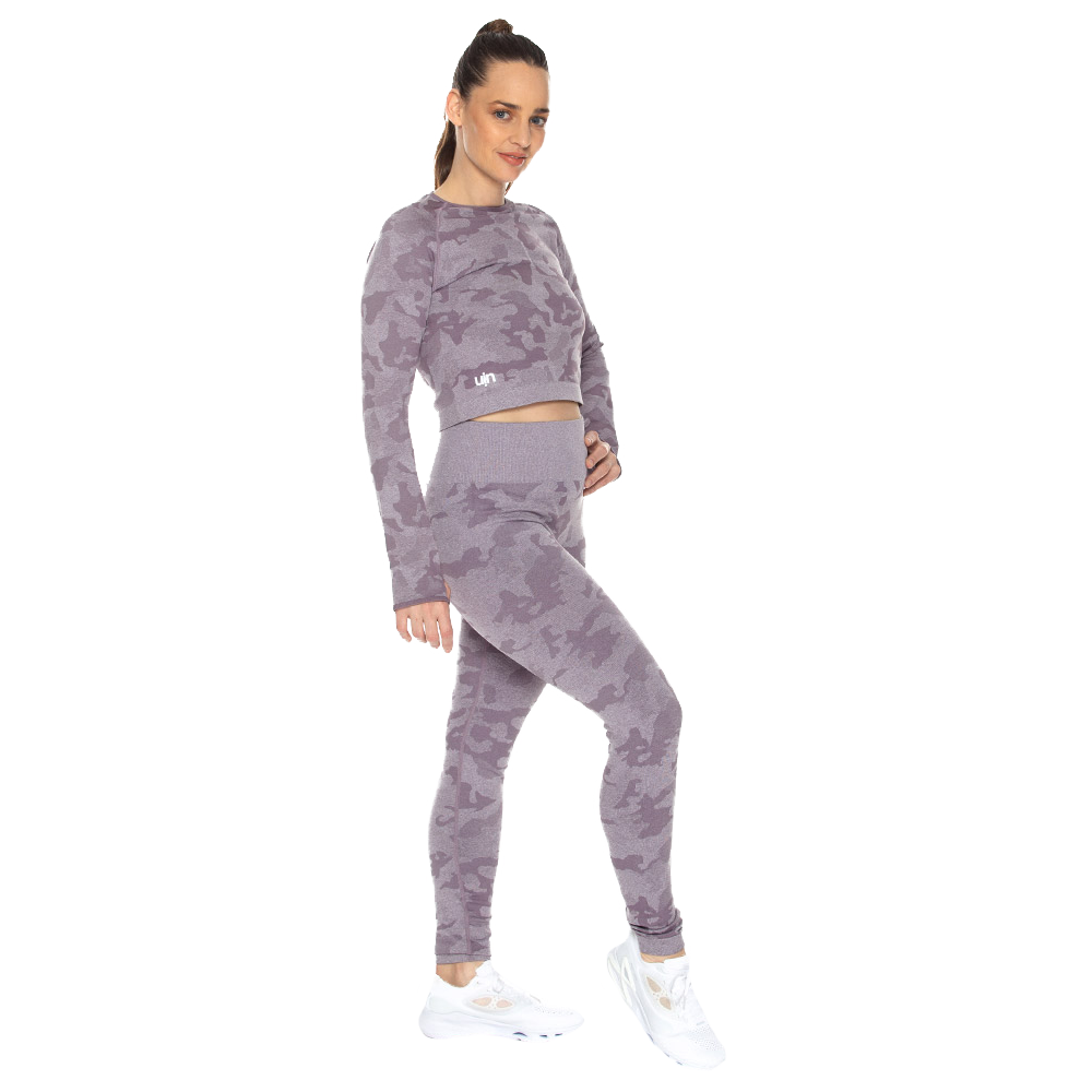 Set (Crop Top y Leggin) Seamless x UIN UINSET-11398-D