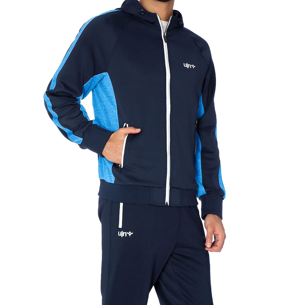 Conjunto UIN Hombre Azul Marino franja azul Deportivo