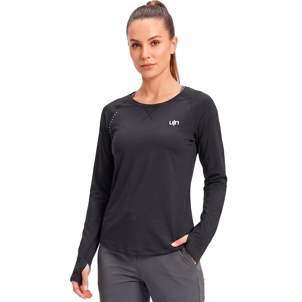 Playera Deportiva Manga Larga Performance uin Mujer UINJE-069-PFD