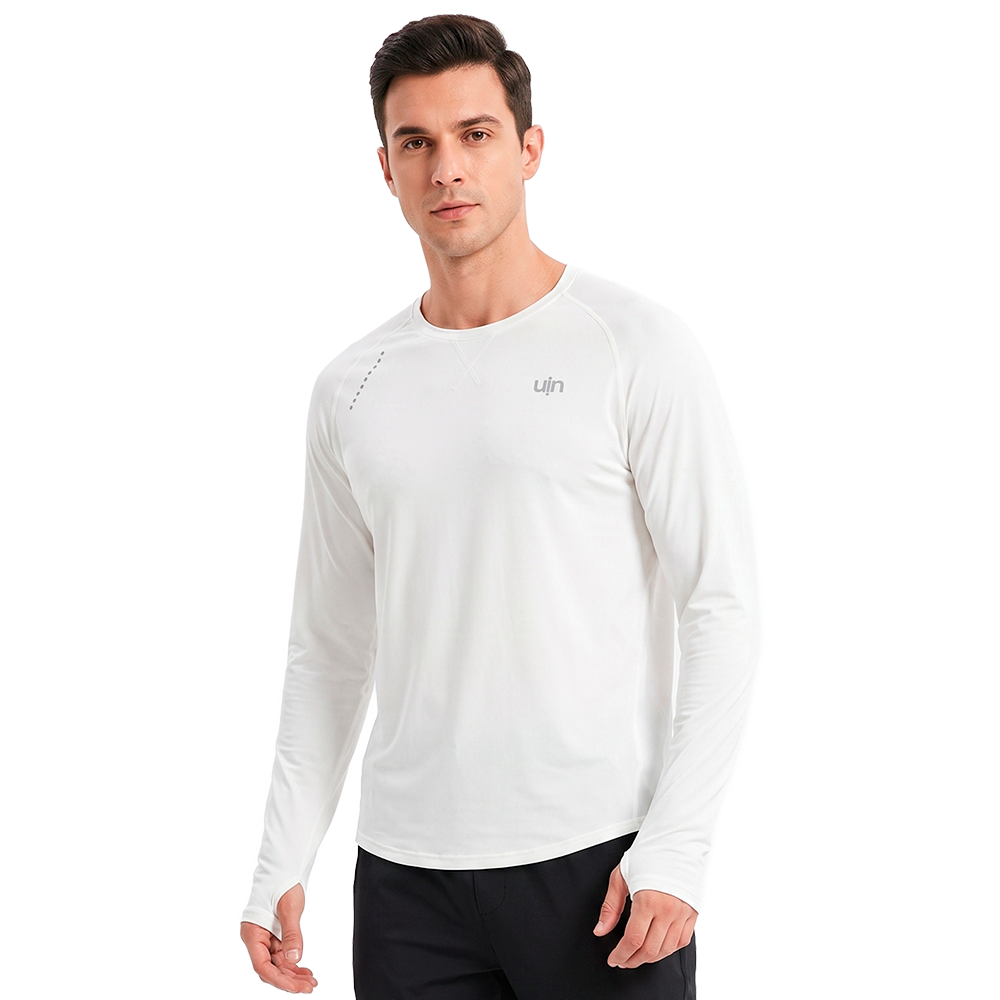 Playera Deportiva Manga Larga Performance uin Hombre UINJE-166-PFC
