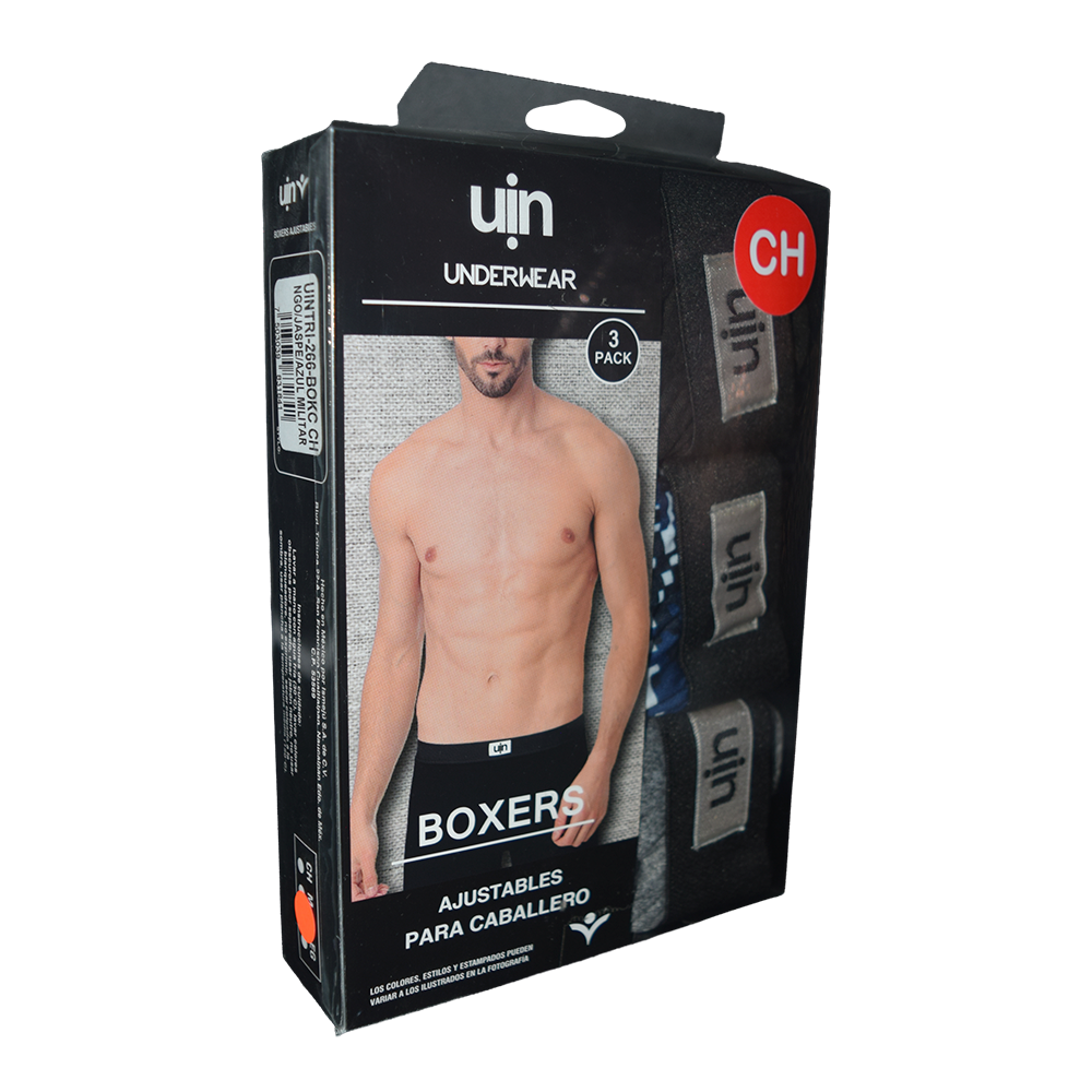 Set de 3 Boxers uin Hombre UINTRI-266-BOKC