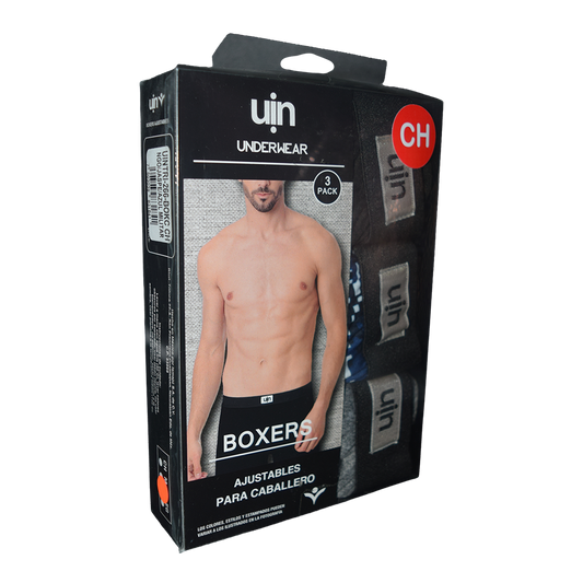 Set de 3 Boxers uin Hombre UINTRI-266-BOKC